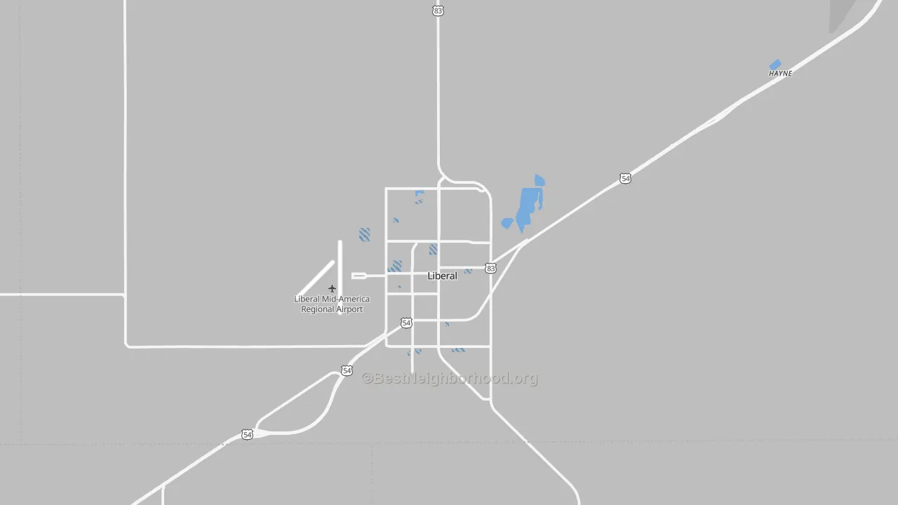 Transit Grade map of Seward County, KS