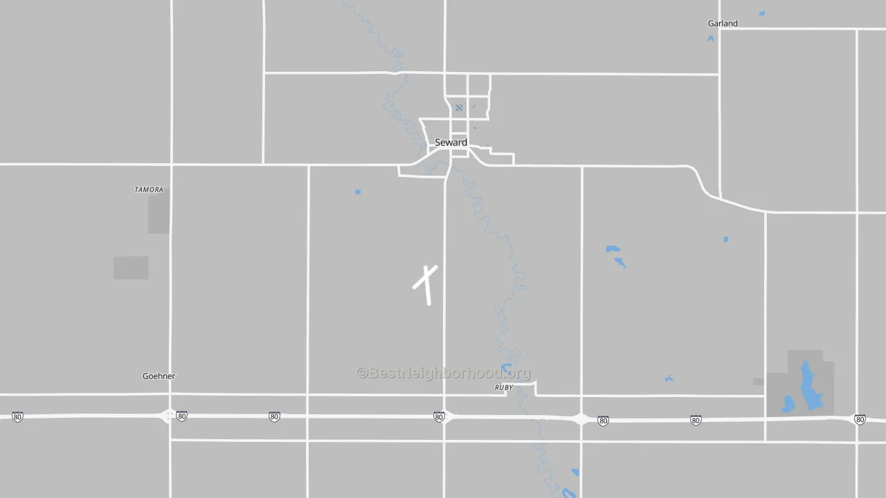 Transit Grade map of Seward County, NE