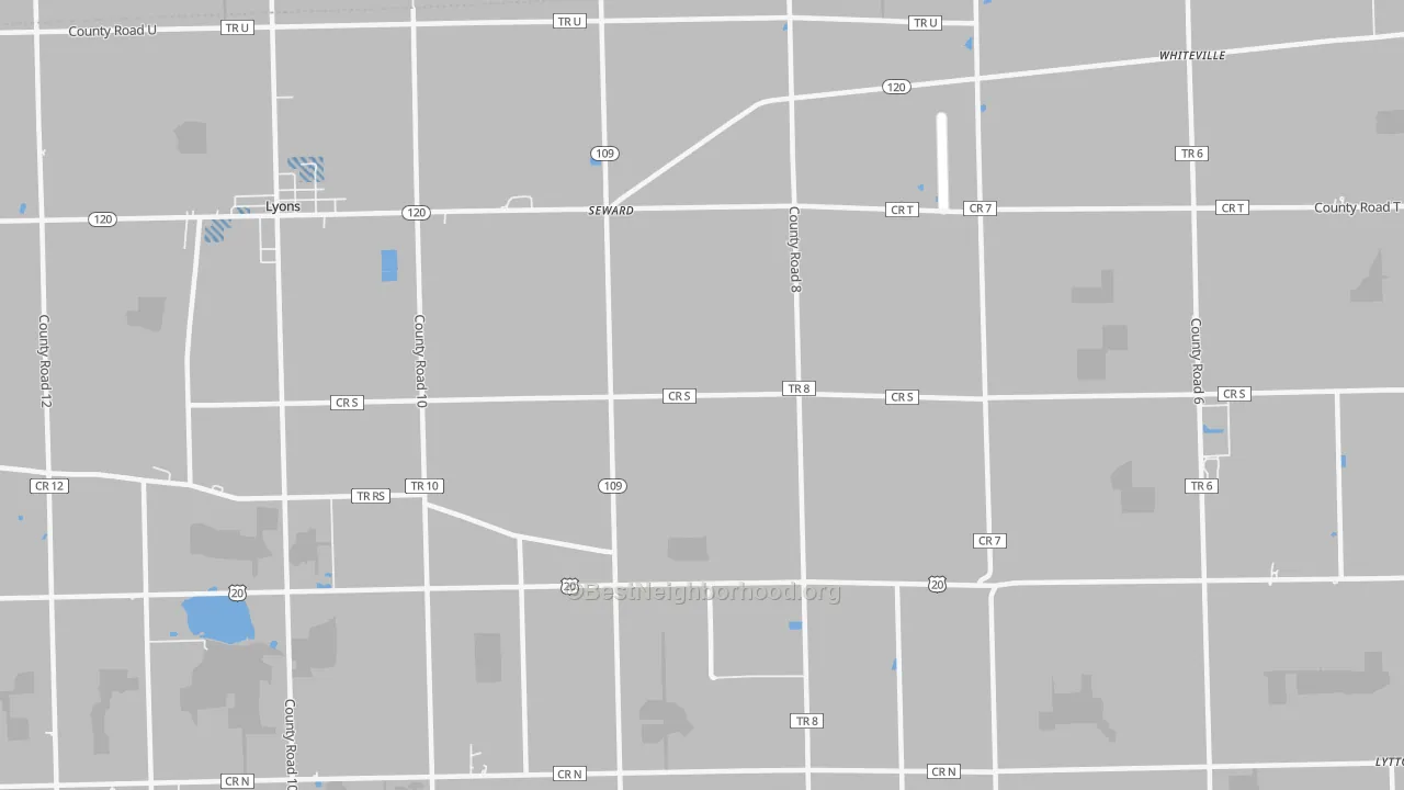 Transit Grade map of Seward, OH