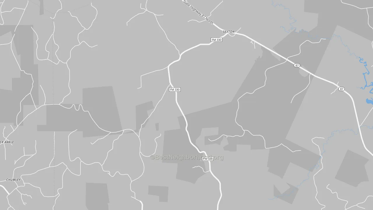 Transit Grade map of Sexton, TX
