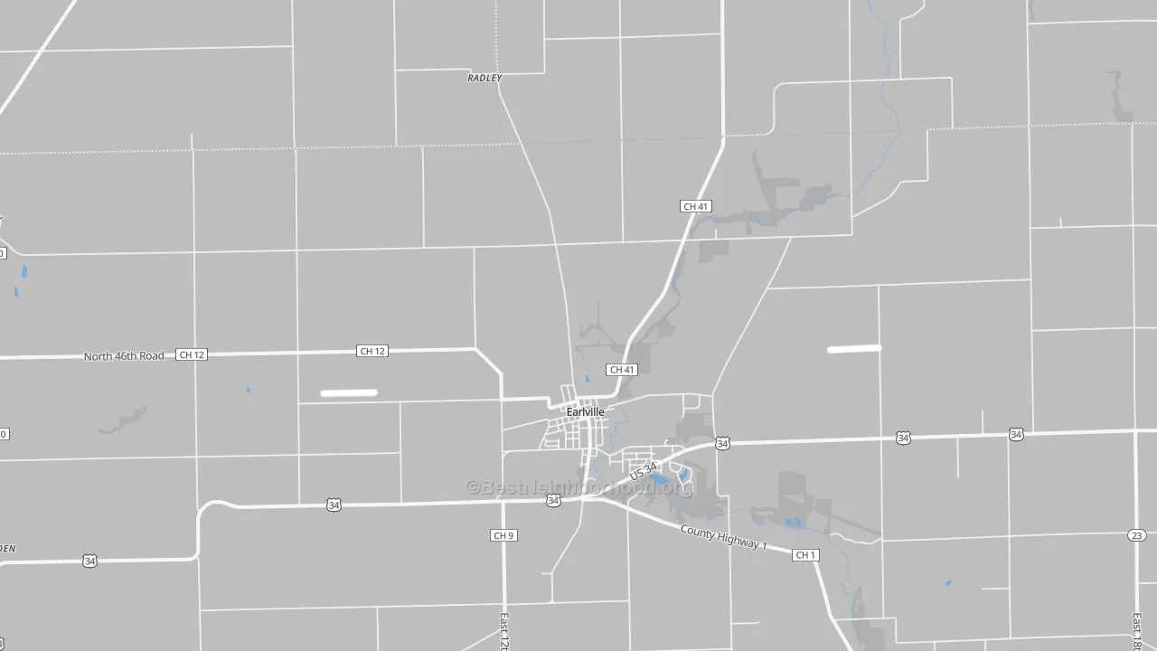 Transit Grade map of Shabbona Grove, IL