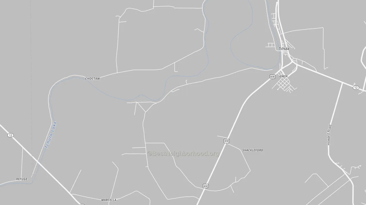 Transit Grade map of Shackleford, MS