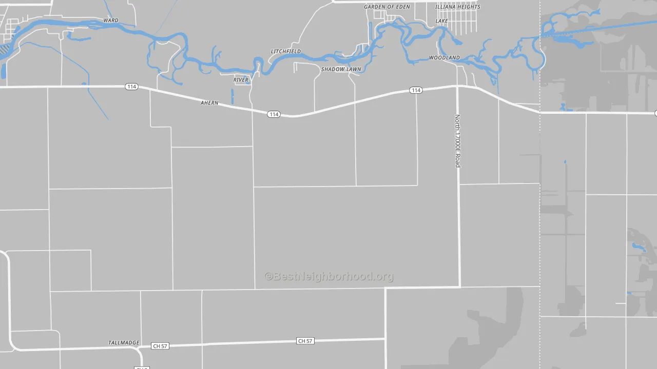 Transit Grade map of Shadow Lawn, IL