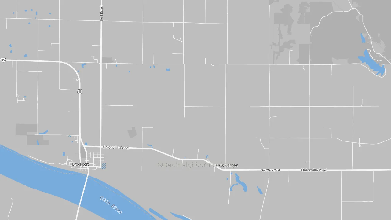 Transit Grade map of Shady Grove, IL