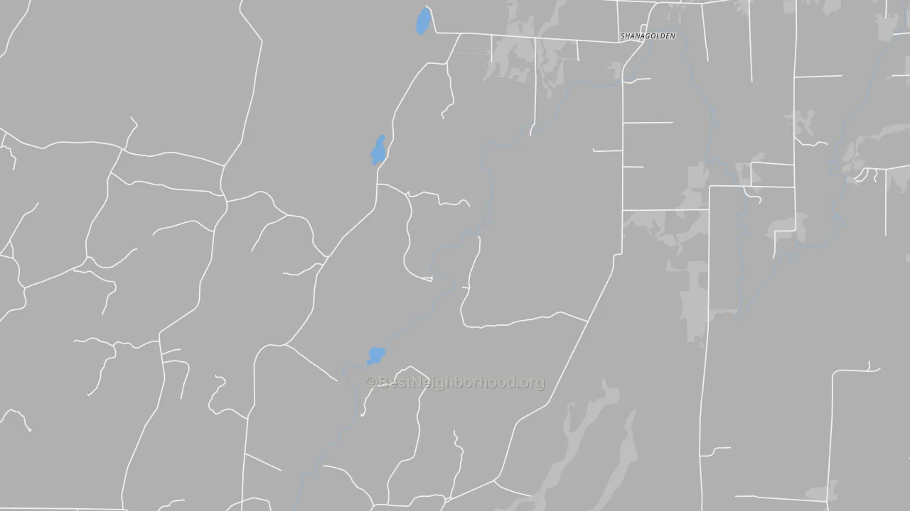 Transit Grade map of Shanagolden, WI