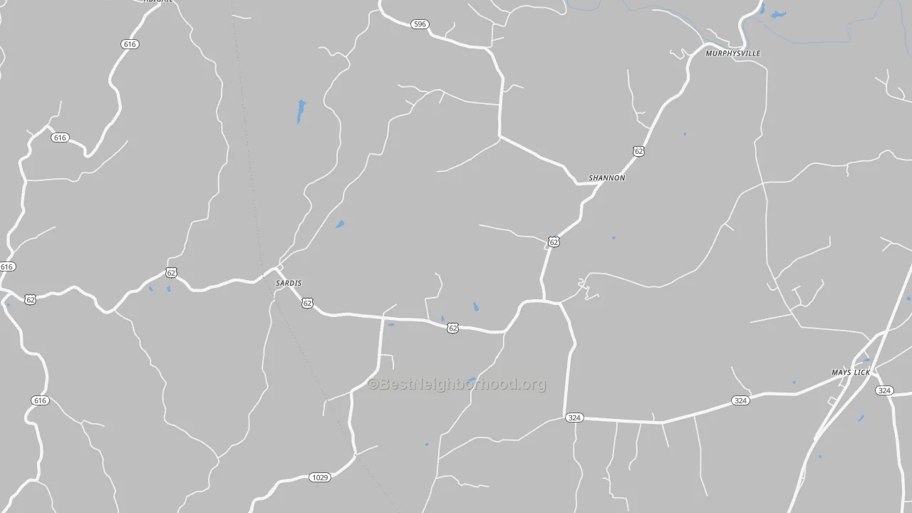 Transit Grade map of Shannon, KY