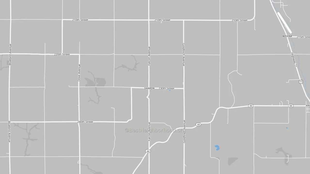 Transit Grade map of Sharon, IA
