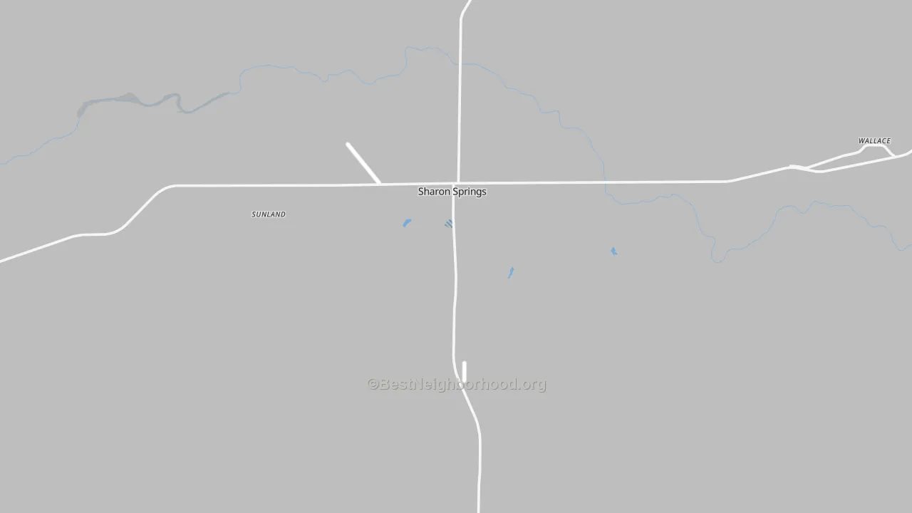 Transit Grade map of Sharon Springs, KS