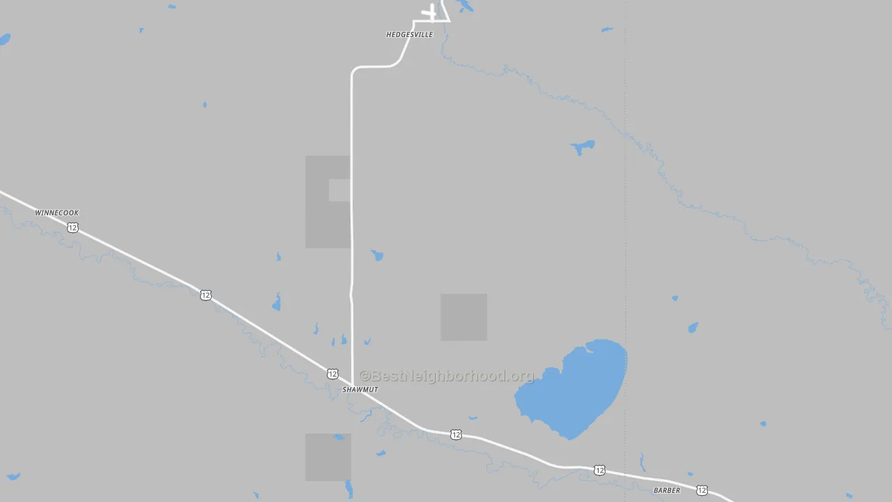 Transit Grade map of Shawmut, MT