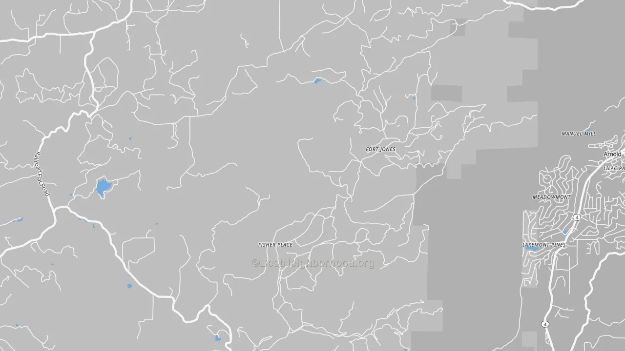 Transit Grade map of Sheep Ranch, CA