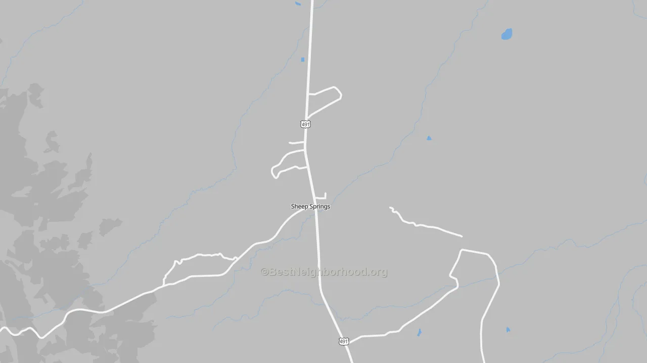 Transit Grade map of Sheep Springs, NM