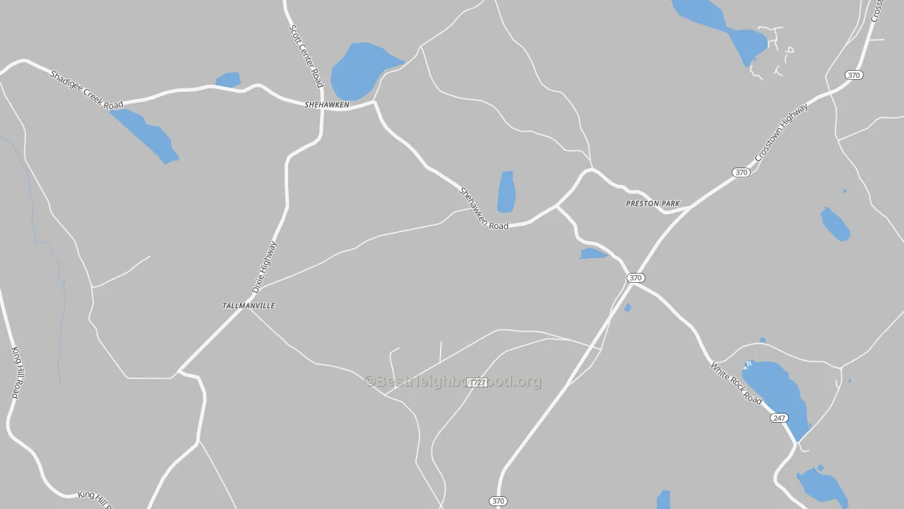 Transit Grade map of Shehawken, PA
