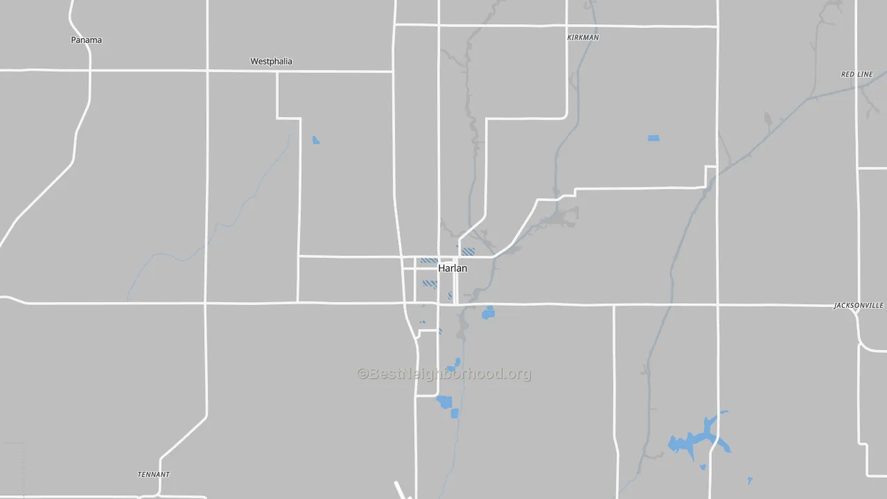 Transit Grade map of Shelby County, IA