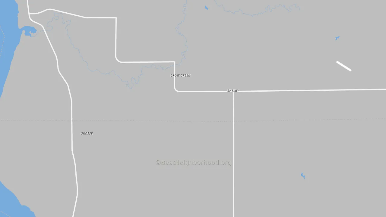 Transit Grade map of Shelby, SD