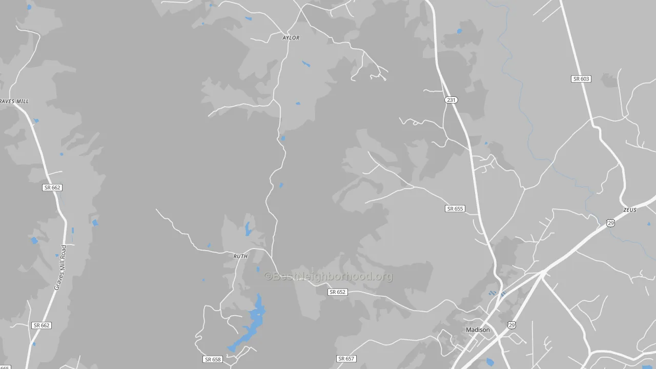 Transit Grade map of Shelby, VA