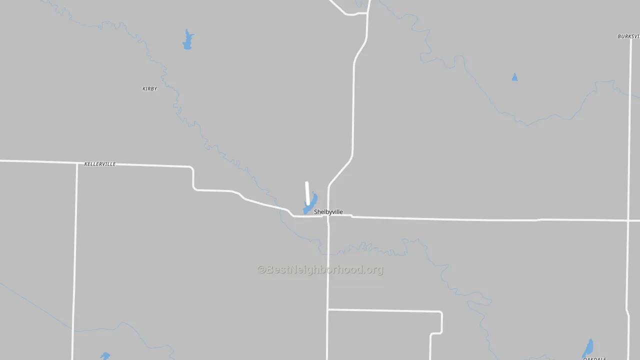 Transit Grade map of Shelbyville, MO