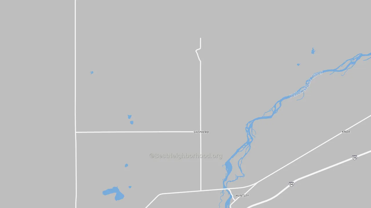 Transit Grade map of Shepherd, MT