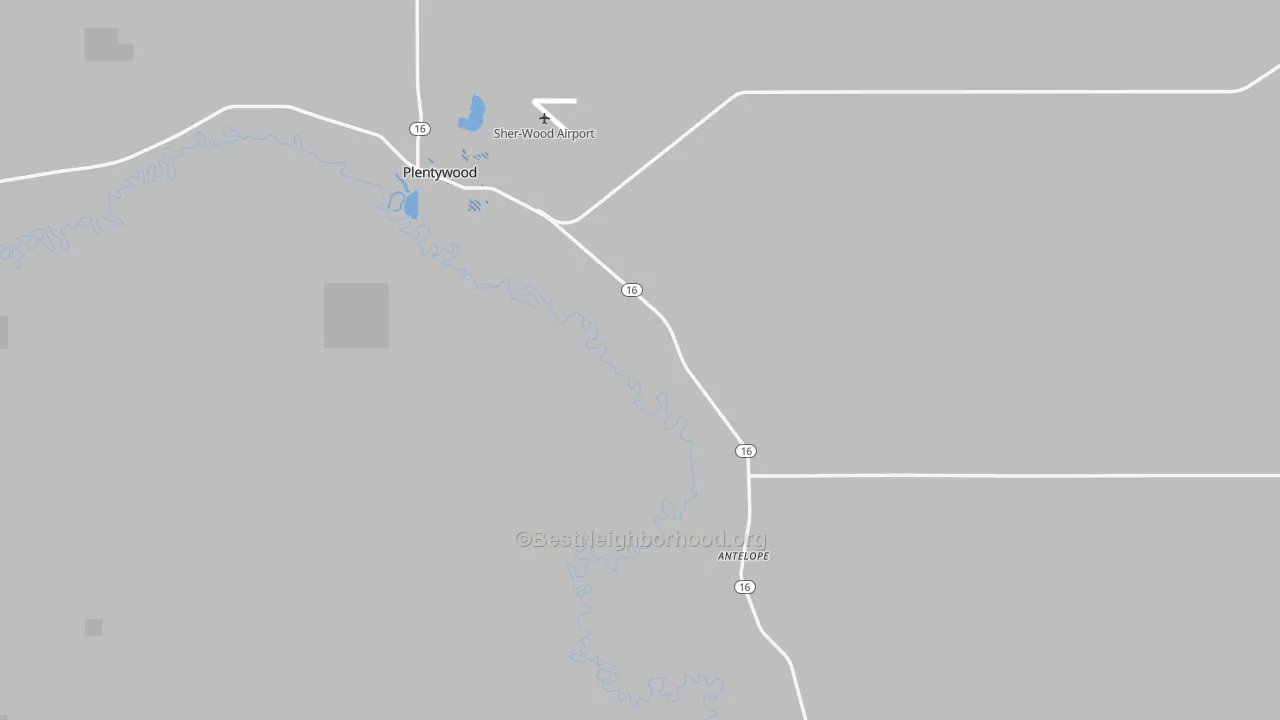 Transit Grade map of Sheridan County, MT