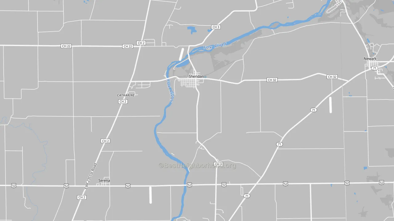 Transit Grade map of Sheridan, IL
