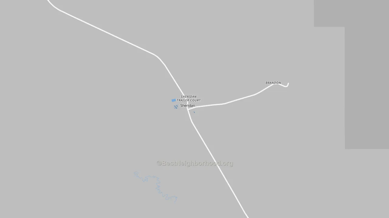Transit Grade map of Sheridan, MT