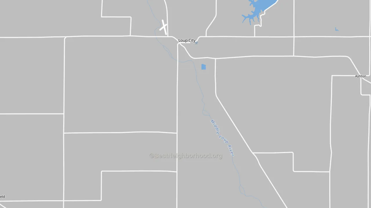 Transit Grade map of Sherman County, NE