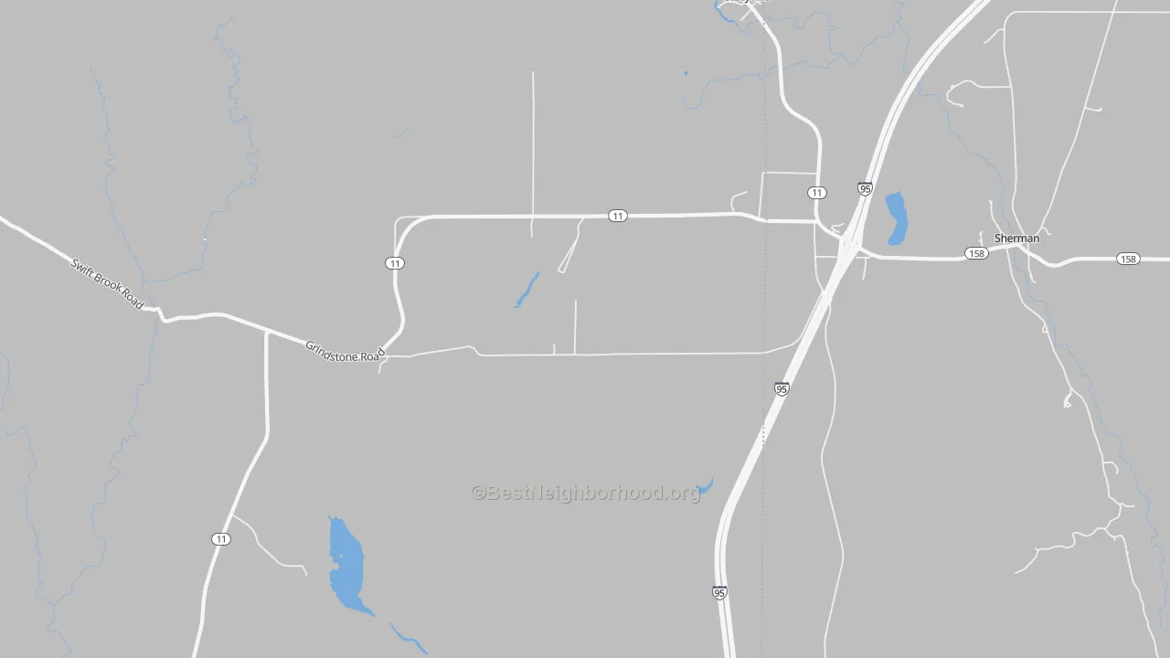 Transit Grade map of Sherman, ME