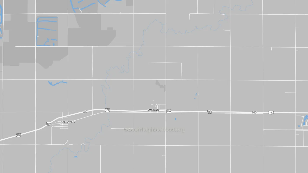 Transit Grade map of Sherwin, KS