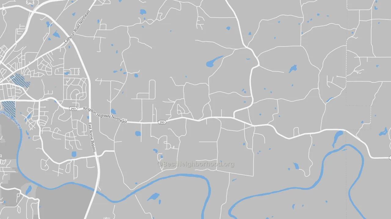 Transit Grade map of Sherwood Forest, GA