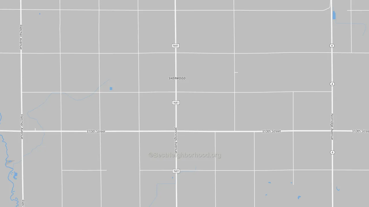 Transit Grade map of Sherwood, IA