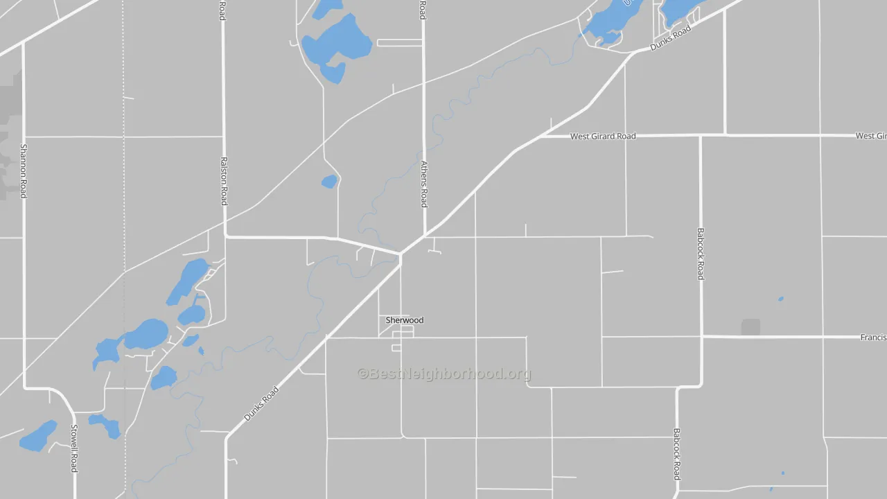 Transit Grade map of Sherwood, MI