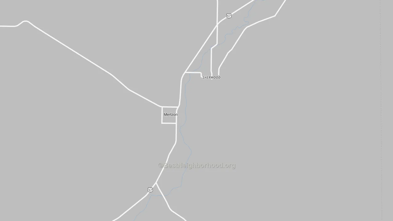Transit Grade map of Sherwood, TX
