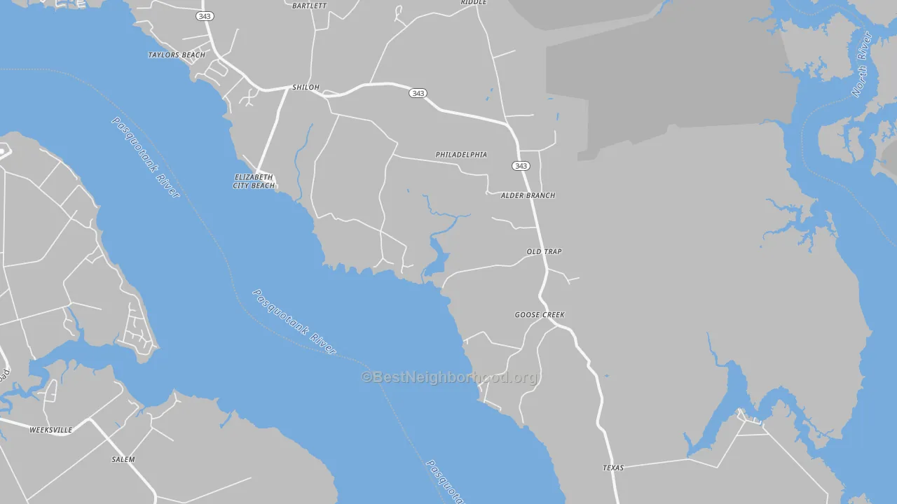 Transit Grade map of Shiloh, NC