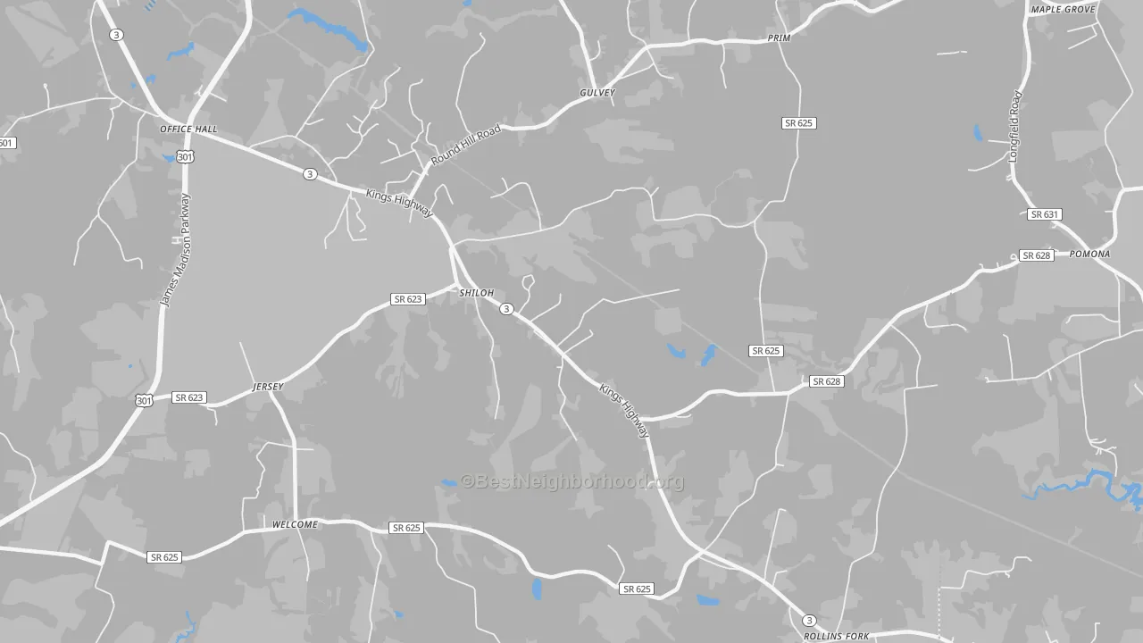 Transit Grade map of Shiloh, VA