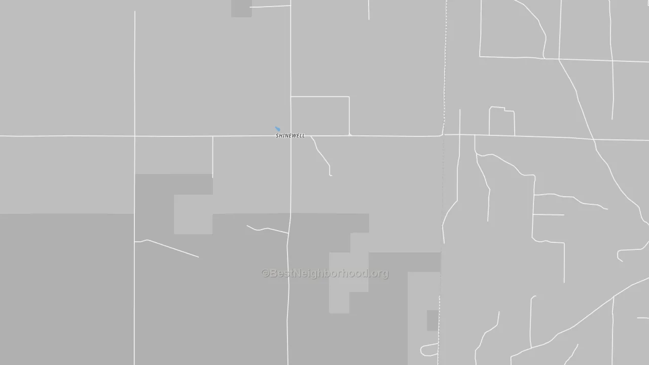 Transit Grade map of Shinewell, OK