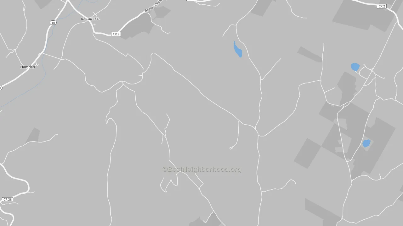 Transit Grade map of Shinhopple, NY