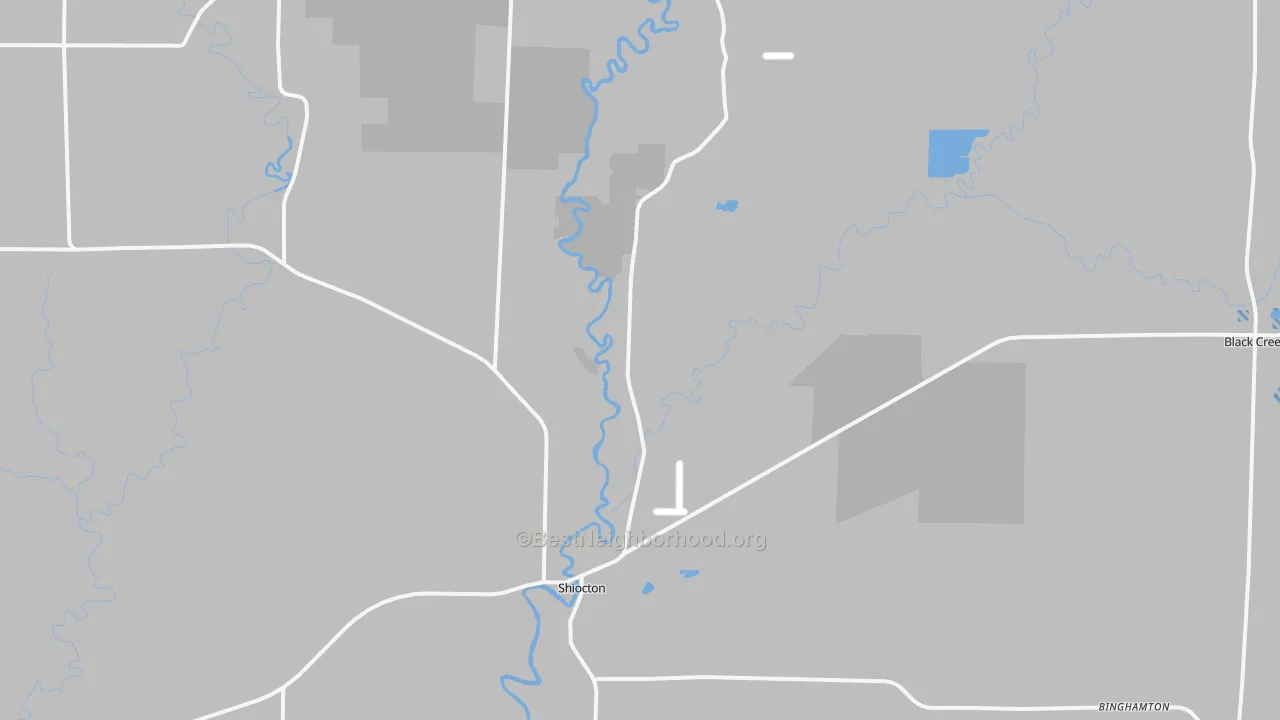Transit Grade map of Shiocton, WI