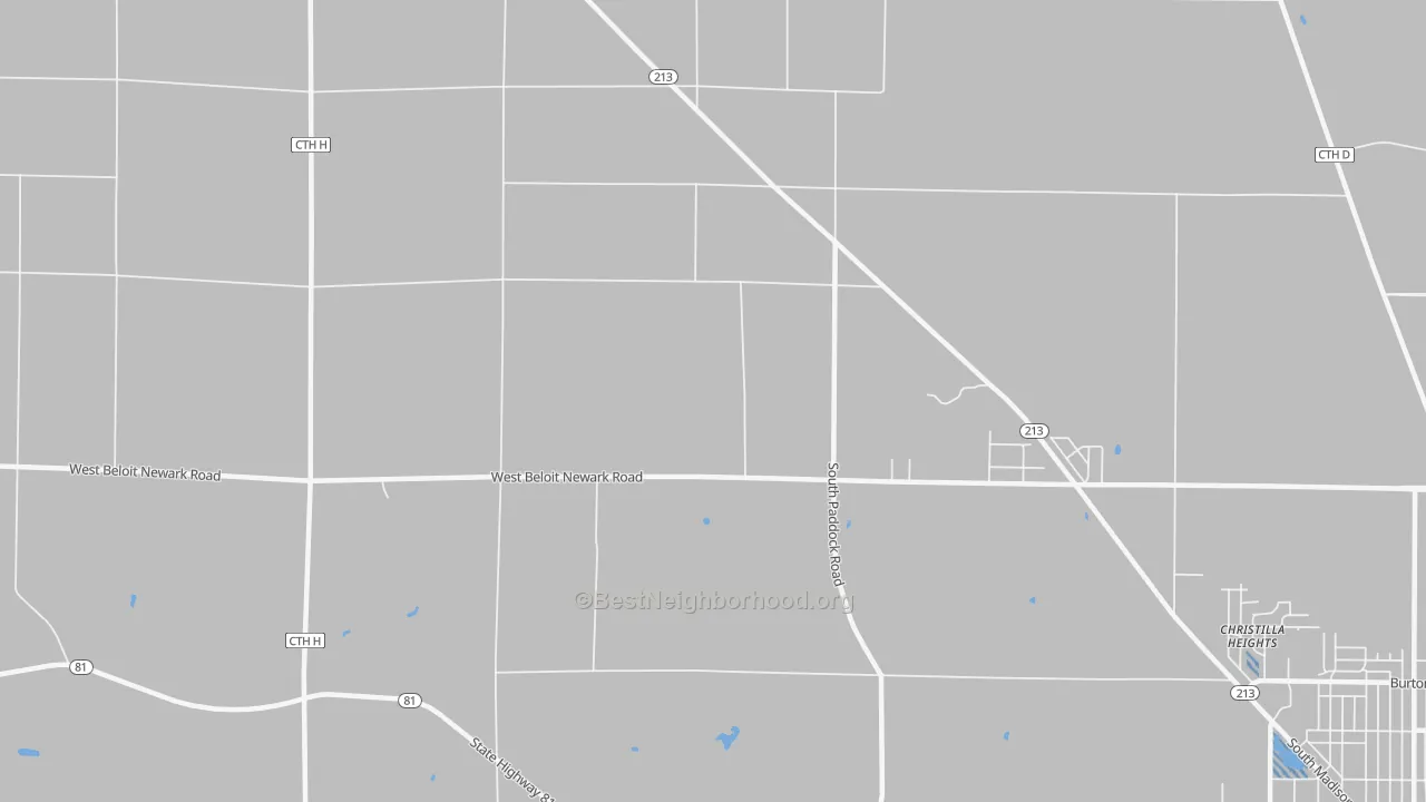 Transit Grade map of Shopiere, WI