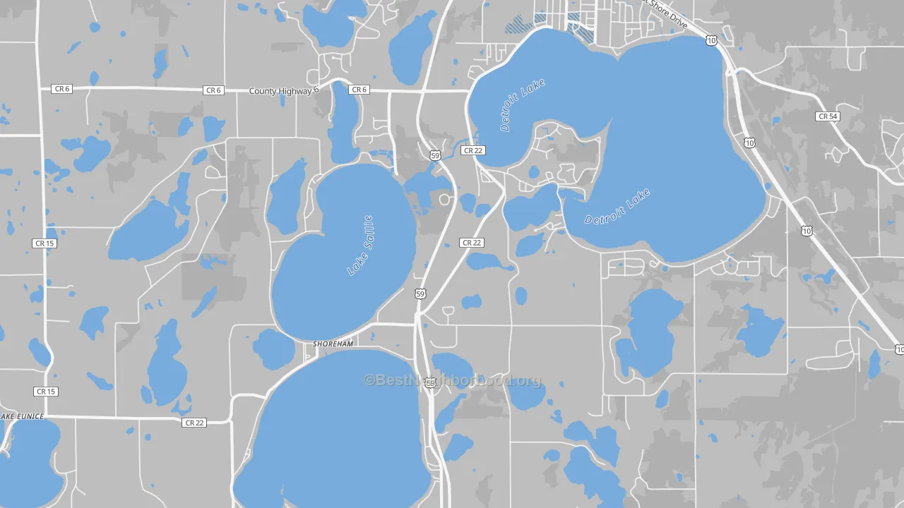 Transit Grade map of Shoreham, MN