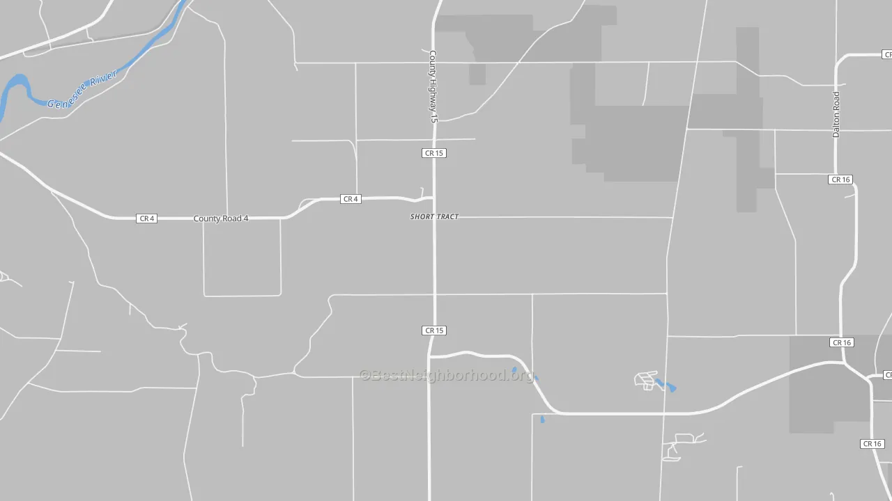 Transit Grade map of Short Tract, NY