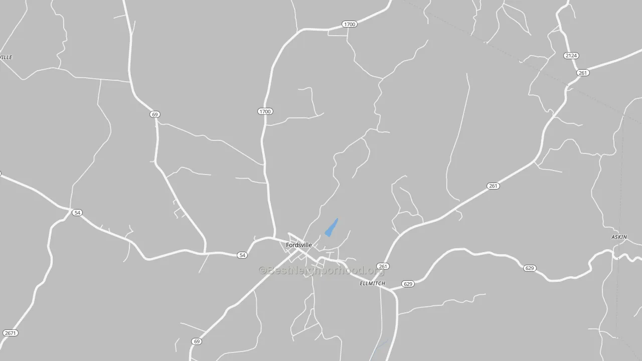 Transit Grade map of Shreve, KY