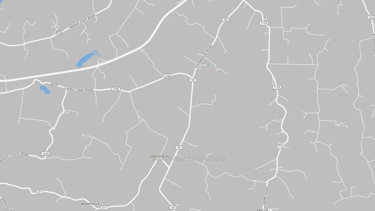 Transit Grade map of Shrewsbury, KY