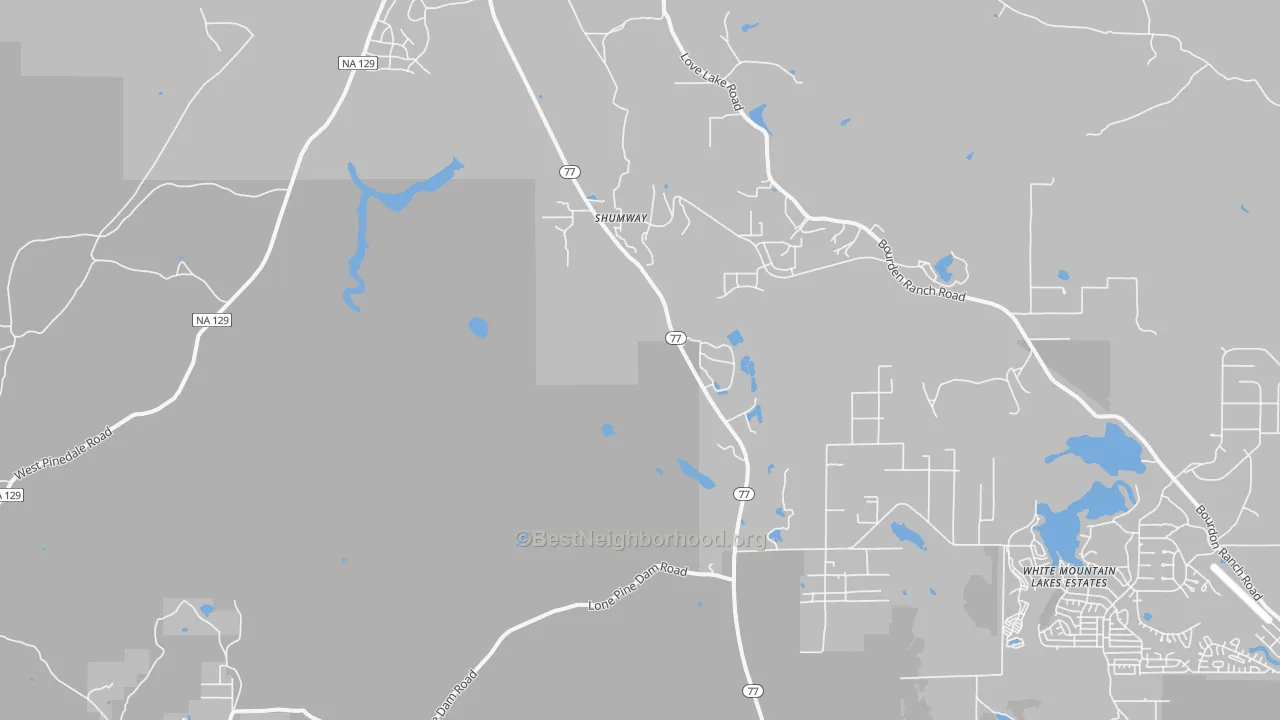 Transit Grade map of Shumway, AZ