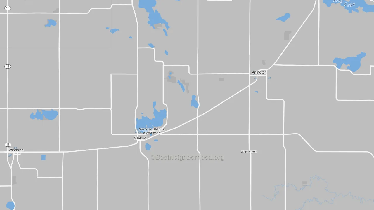 Transit Grade map of Sibley County, MN