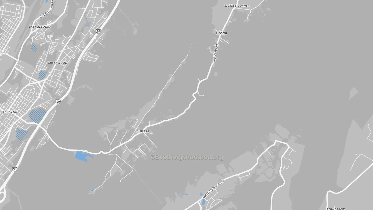 Transit Grade map of Sickles Corner, PA