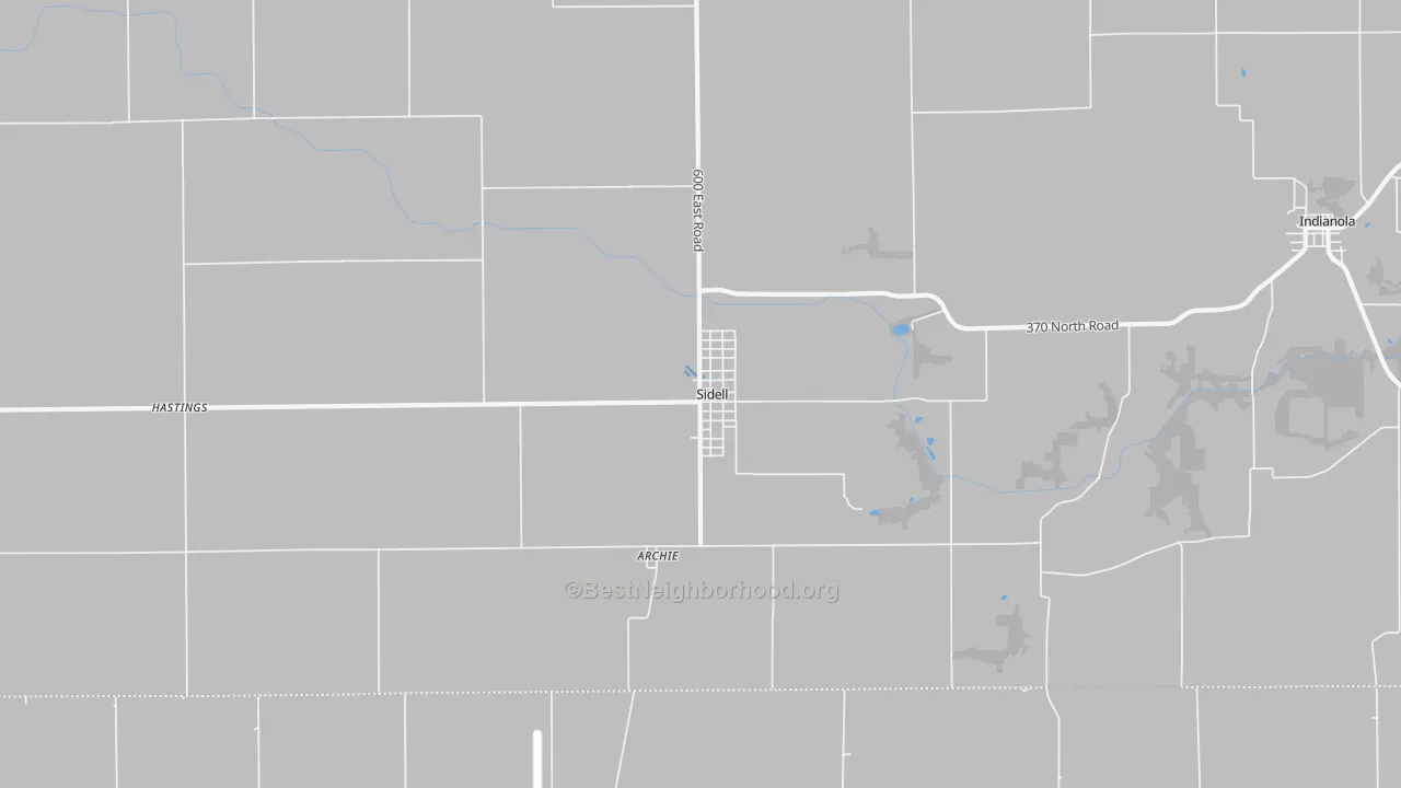 Transit Grade map of Sidell, IL