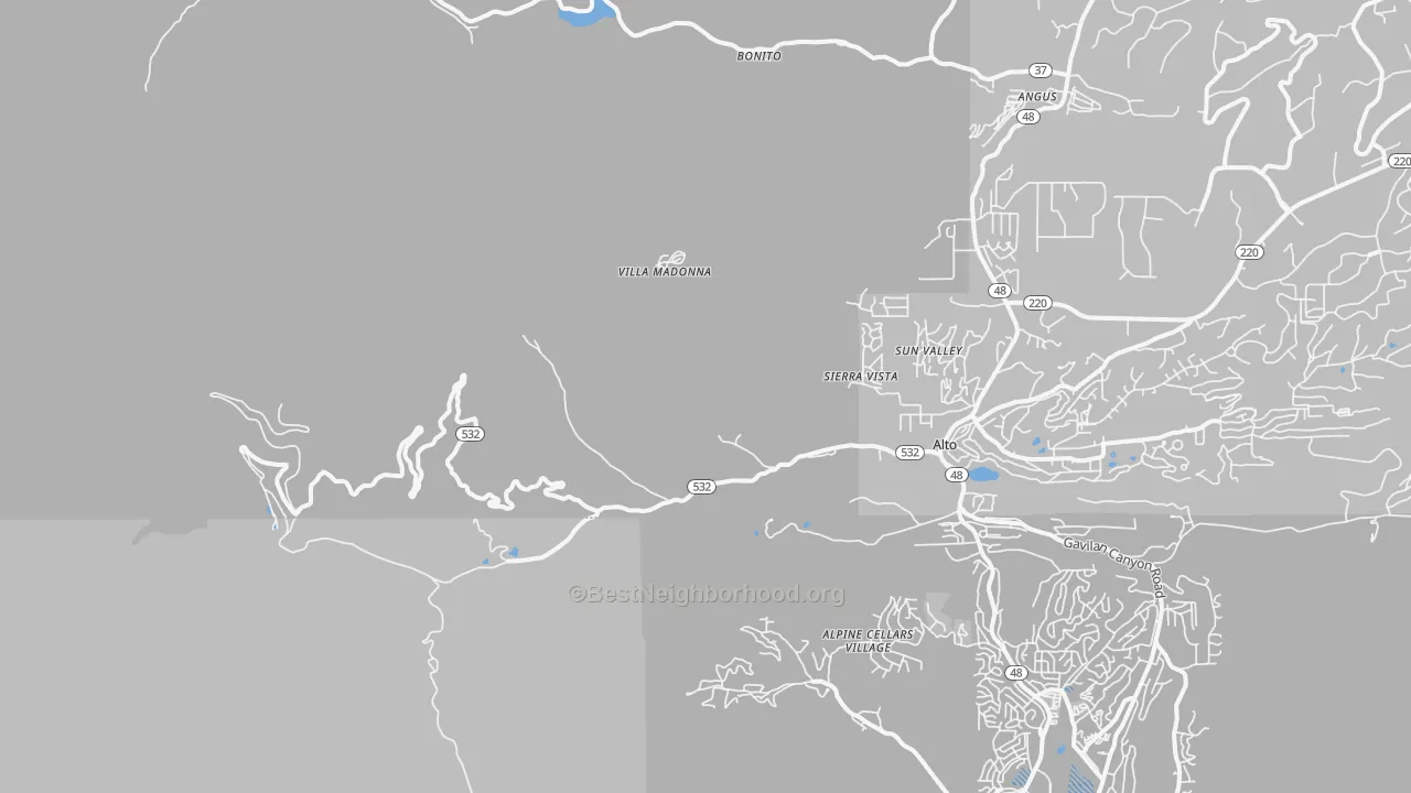 Transit Grade map of Sierra Vista, NM