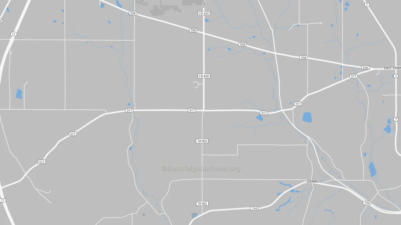 Transit Grade map of Signal, OH