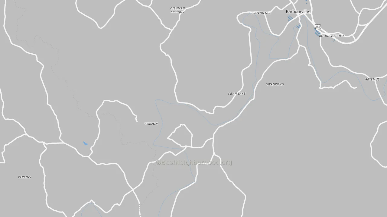 Transit Grade map of Siler, KY