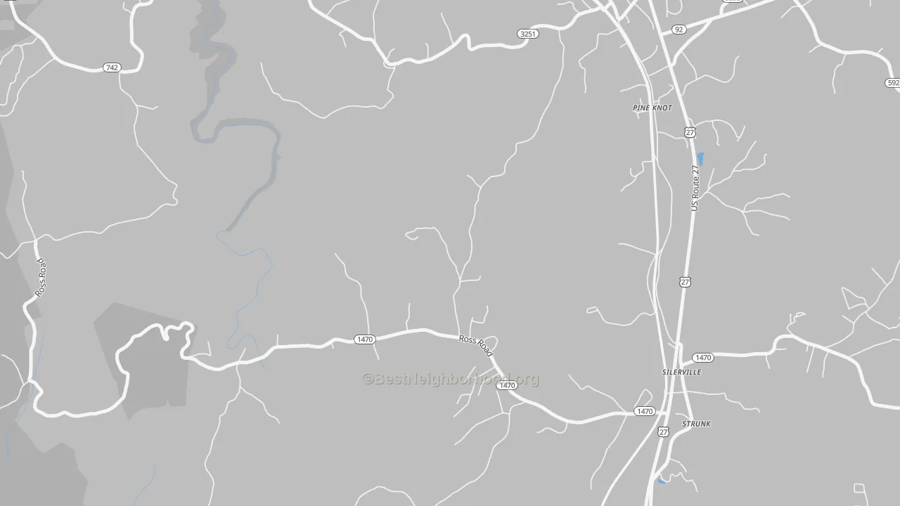 Transit Grade map of Silerville, KY