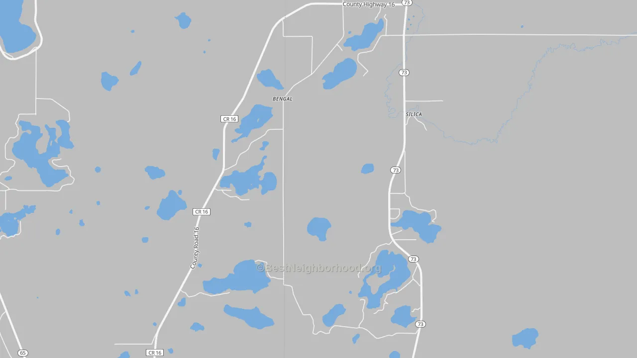 Transit Grade map of Silica, MN